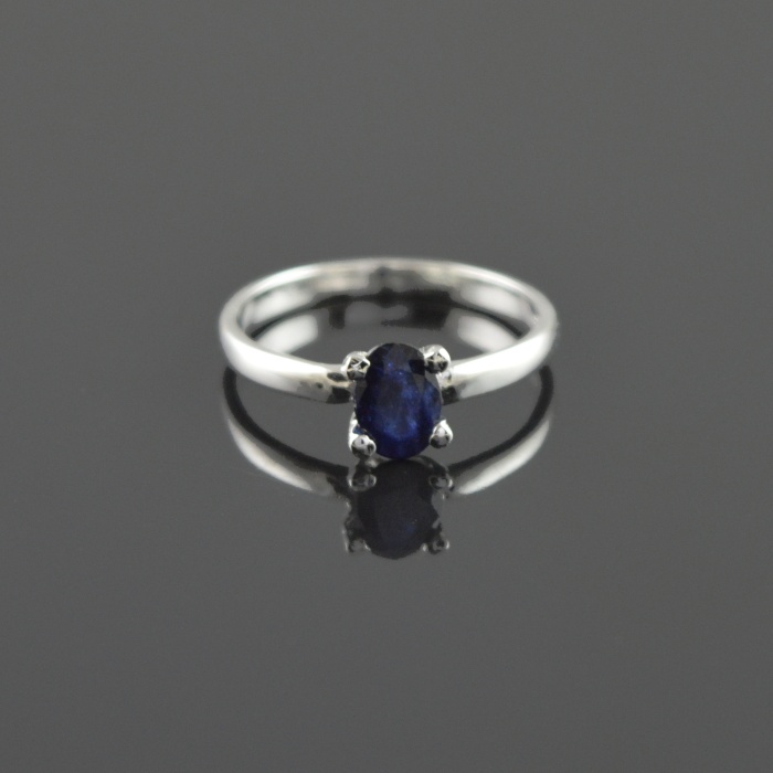 Natural 925 Sterling Silver Diffuse Sapphire Oval Ring | Save 33% - Rajasthan Living 5