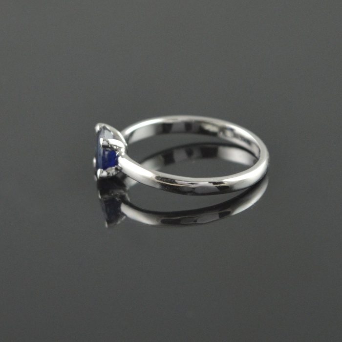 Natural 925 Sterling Silver Diffuse Sapphire Oval Ring | Save 33% - Rajasthan Living 7