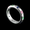 Natural 925 Sterling Silver Emerald, Ruby, Sapphire Round Ring | Save 33% - Rajasthan Living 8