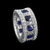 Natural 925 Sterling Silver Sapphire, White cz  Round Ring | Save 33% - Rajasthan Living 8