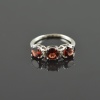 Natural 925 Sterling Silver Garnet/Zircon Round Ring | Save 33% - Rajasthan Living 14