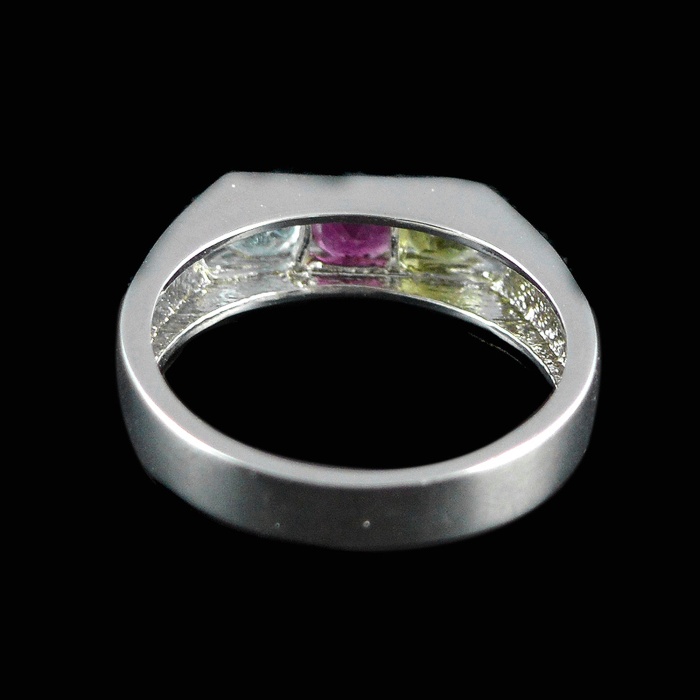 Natural 925 Sterling Silver Tourmaline  Round Ring | Save 33% - Rajasthan Living 6