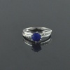 Natural 925 Sterling Silver Diffuse Sapphire/Zircon Round Ring | Save 33% - Rajasthan Living 12