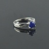 Natural 925 Sterling Silver Diffuse Sapphire/Zircon Round Ring | Save 33% - Rajasthan Living 17