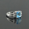 Natural 925 Sterling Silver Blue Topaz/Zircon Octagon Ring | Save 33% - Rajasthan Living 20