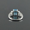 Natural 925 Sterling Silver Blue Topaz/Zircon Octagon Ring | Save 33% - Rajasthan Living 17