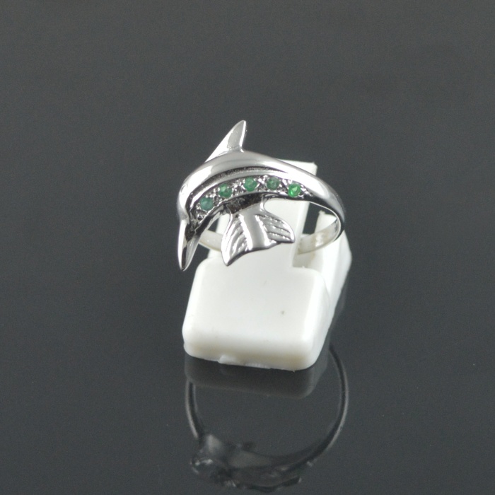 Natural 925  Sterling Silver Emerald Round Ring | Save 33% - Rajasthan Living 11