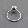 Natural 925 Sterling Silver Sapphire, cz Oval Ring | Save 33% - Rajasthan Living 11