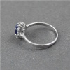 Natural 925 Sterling Silver Sapphire, cz Oval Ring | Save 33% - Rajasthan Living 12