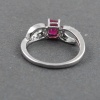 Natural 925 Sterling Silver Ruby, cz Octagon Ring | Save 33% - Rajasthan Living 11