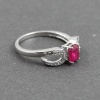 Natural 925 Sterling Silver Ruby, cz Octagon Ring | Save 33% - Rajasthan Living 10