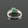 Natural 925 Sterling Silver Emerald/Zircon Octagon Ring | Save 33% - Rajasthan Living 19