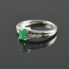 Natural 925 Sterling Silver Emerald/Zircon Octagon Ring | Save 33% - Rajasthan Living 16