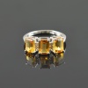 Natural 925 Sterling Silver Citrine/Zircon Octagon Ring | Save 33% - Rajasthan Living 14