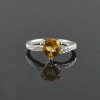 Natural 925 Sterling Silver Citrine/Zircon Pan Ring | Save 33% - Rajasthan Living 12