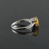 Natural 925 Sterling Silver Citrine/Zircon Pan Ring | Save 33% - Rajasthan Living 15