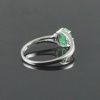 Natural 925 Sterling Silver Emerald/Zircon Oval Ring | Save 33% - Rajasthan Living 18