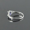 Natural 925 Sterling Silver Diffuse Sapphire/Zircon Oval Ring | Save 33% - Rajasthan Living 17