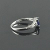 Natural 925 Sterling Silver Diffuse Sapphire/Zircon Oval Ring | Save 33% - Rajasthan Living 15