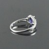 Natural 925 Sterling Silver Diffuse Sapphire/Zircon Oval Ring | Save 33% - Rajasthan Living 14