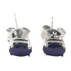 Natural Sapphire 925 Sterling Silver Stud Earrings | Save 33% - Rajasthan Living 7