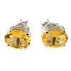 Natural Citrine 925 Sterling Silver Stud Earrings | Save 33% - Rajasthan Living 7