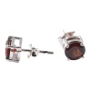 Natural Garnet 925 Sterling Silver Stud Earrings | Save 33% - Rajasthan Living 8