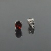 Natural Garnet 925 Sterling Silver Stud Earrings | Save 33% - Rajasthan Living 10