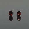 Natural Garnet 925 Sterling Silver Stud Earrings | Save 33% - Rajasthan Living 9