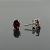 Natural Garnet 925 Sterling Silver Stud Earrings | Save 33% - Rajasthan Living 8