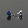 Natural Sapphire 925 Sterling Silver Stud Earrings | Save 33% - Rajasthan Living 10