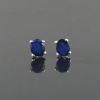 Natural Sapphire 925 Sterling Silver Stud Earrings | Save 33% - Rajasthan Living 9