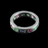 Natural 925 Sterling Silver Ruby, Emerald, Sapphire  Round Ring | Save 33% - Rajasthan Living 7