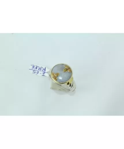 14 Kt Gold & 925 Silver Ring Natural Opal | Save 33% - Rajasthan Living 3