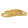 Brass Gold-Plated Bangle Set – Pack of 2 | Save 33% - Rajasthan Living 10