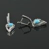 Natural Turquoise/Zircon 925 Sterling Silver Ring Set | Save 33% - Rajasthan Living 14