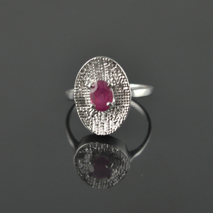 Natural Ruby 925 Sterling Silver Ring Set | Save 33% - Rajasthan Living 6