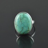 Natural Turquoise 925 Sterling Silver Ring Set | Save 33% - Rajasthan Living 14