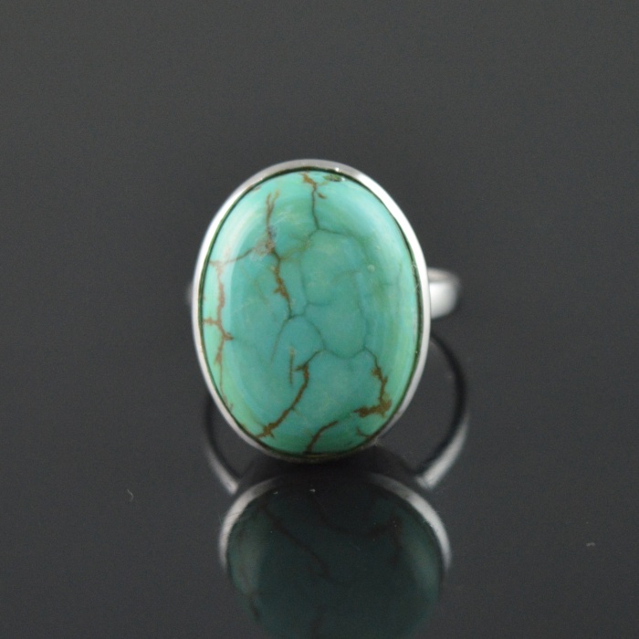 Natural Turquoise 925 Sterling Silver Ring Set | Save 33% - Rajasthan Living 8