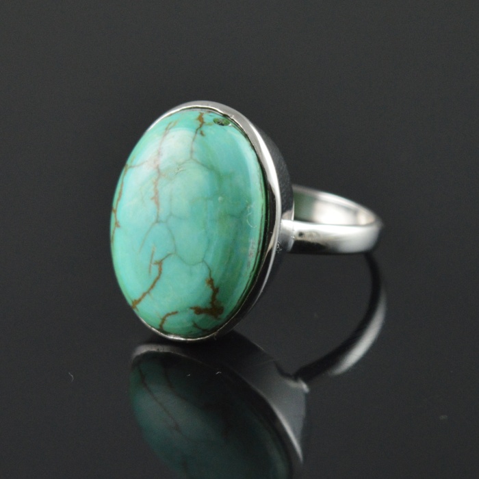 Natural Turquoise 925 Sterling Silver Ring Set | Save 33% - Rajasthan Living 6