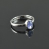 Natural Tenzanite/Zircon 925 Sterling Silver Ring Set | Save 33% - Rajasthan Living 12