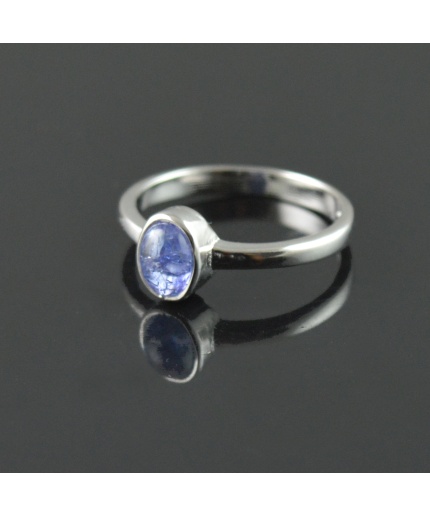 Natural Tenzanite/Zircon 925 Sterling Silver Ring Set | Save 33% - Rajasthan Living 7