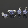 Natural Tenzanite 925 Sterling Silver Ring Set | Save 33% - Rajasthan Living 9