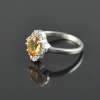 Natural Citrine/Zircon 925 Sterling Silver Ring Set | Save 33% - Rajasthan Living 15