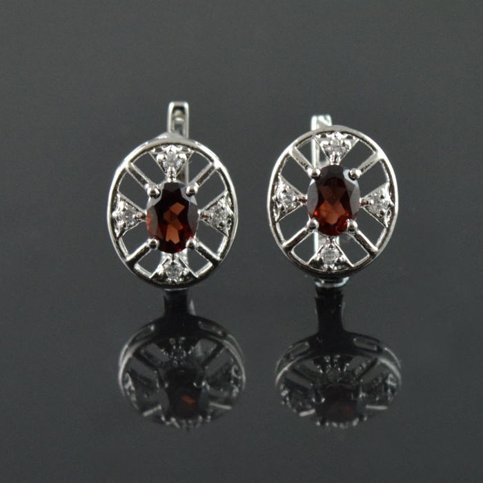 Natural Garnet/Zircon 925 Sterling Silver Ring Set | Save 33% - Rajasthan Living 10