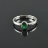 Natural Emerald 925 Sterling Silver Ring Set | Save 33% - Rajasthan Living 9