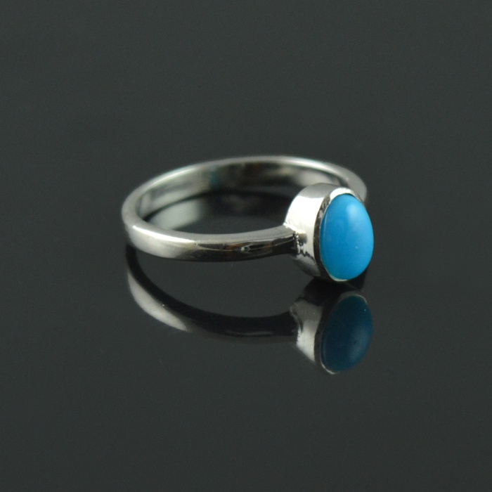 Natural Turquoise 925 Sterling Silver Ring Set | Save 33% - Rajasthan Living 7