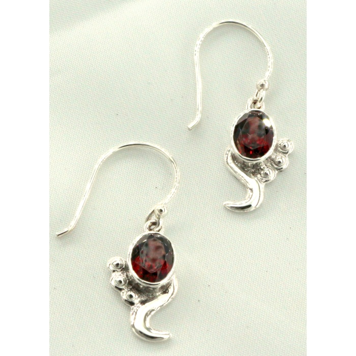 925 Sterling Silver Garnet Earring | Save 33% - Rajasthan Living 7