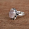 Natural Rose Quartz Ring, Sterling Silver 925 | Save 33% - Rajasthan Living 11