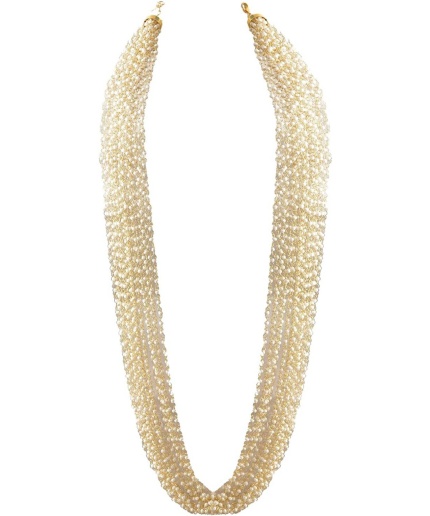 Indian Long White Multilayer Jewellery, Indian Necklace, Indian Choker, New Year Sale, Handmade Necklace Handcrafted | Save 33% - Rajasthan Living